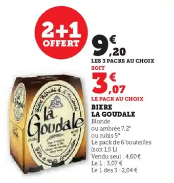 Super U BIERE LA GOUDALE offre