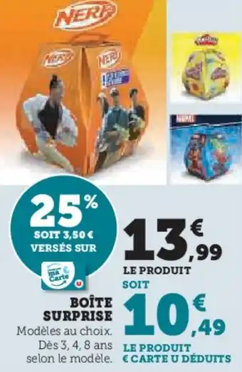 Super U BOÎTE SURPRISE offre