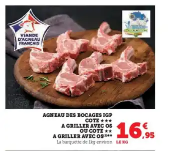 Super U AGNEAU DES BOCAGES IGP OU COTE ✶✶ offre
