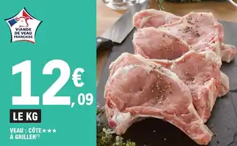E.Leclerc VEAU : CÔTE✶✶✶ À GRILLER(¹) offre