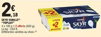 E.Leclerc SKYR VANILLE(1) "YOPLAIT" offre