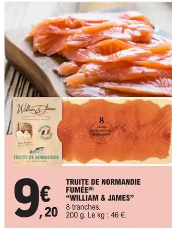 E.Leclerc TRUITE DE NORMANDIE FUMÉE(8) offre