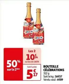 Auchan Celebrations - bouteille offre