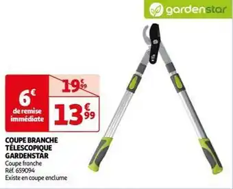 Auchan Gardenstar - coupe branche télescopique offre