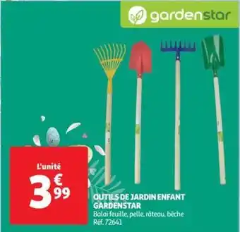Auchan Gardenstar - outils de jardin enfant offre