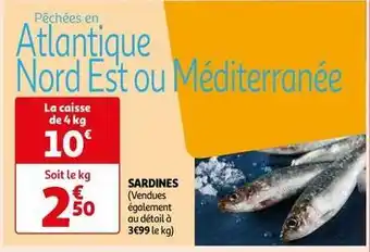 Auchan Sardines offre