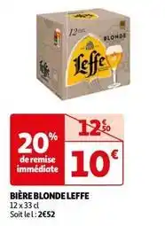 Auchan Leffe - bière blonde offre