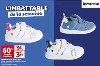 Auchan Inextenso - sneakers bébé offre