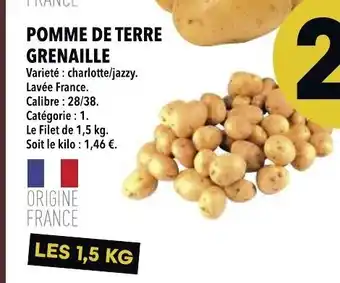 Supeco Pomme de terre grenaille offre