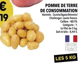 Supeco Pomme de terre de consommation offre