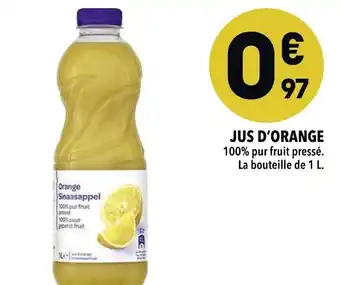 Supeco Jus d'orange offre