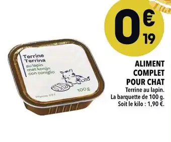 Supeco Aliment complet pour chat offre