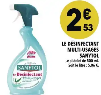 Le désinfectant multi-usages sanytol