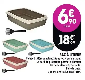 Supeco Bac à litiere offre