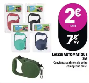 Laisse automatique 3m