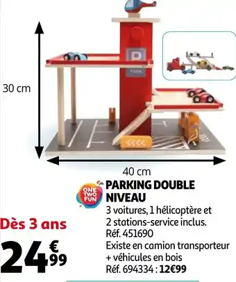 Auchan Parking double niveau offre