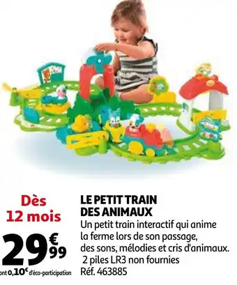 Auchan Le petit train des animaux offre