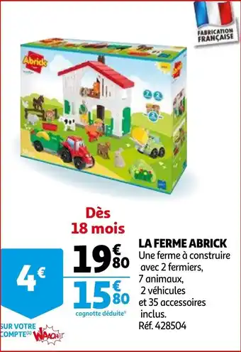 Auchan La ferme abrick offre