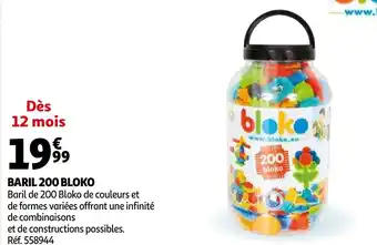 Auchan Baril 200 bloko offre