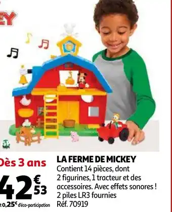Auchan La ferme de mickey offre