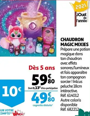 Auchan Chaudron magic mixies offre