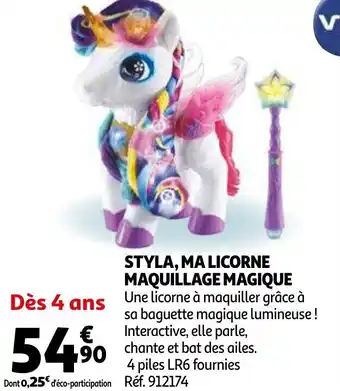 Auchan Styla, ma licorne maquillage magique offre