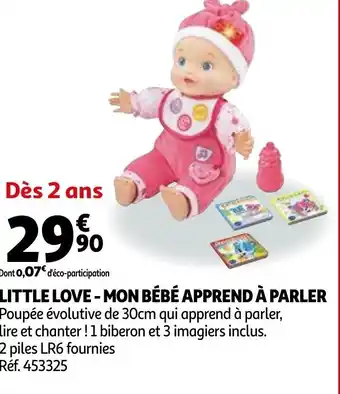 Auchan Little love - mon bébé apprend à parler offre