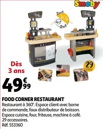 Auchan Food corner restaurant offre