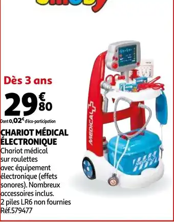 Auchan Chariot médical électronique offre
