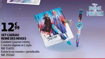 Auchan Set cadeau reine des neiges offre