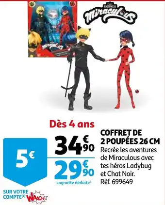 Coffret de 2 poupées 26 cm