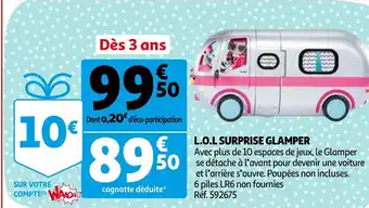 Auchan L.O.L Surprise Glamper offre