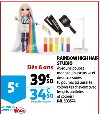 Rainbow HIgh Hair Studio