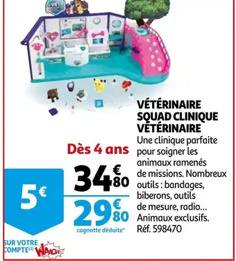 Auchan Vétérinaire Squad Clinique Vétérinaire offre