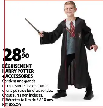 Auchan Déguisement Harry Potter + Accessoires offre