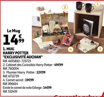 Auchan 1 Mug Harry Potter offre