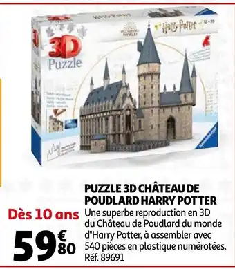 Puzzle 3D Château de Poudlard Harry Potter