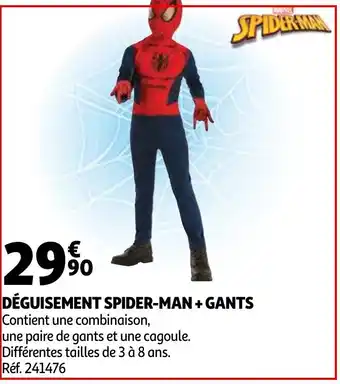 Déguisement Spider-Man + Gants