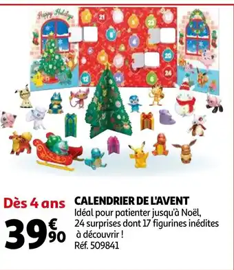 Auchan Calendrier de l'Avent offre