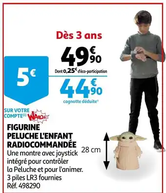 Auchan Figurine Peluche L'Enfant offre