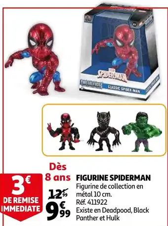 Auchan Figurine Spiderman offre