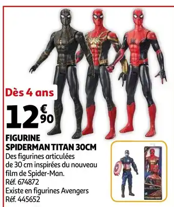 Auchan Figurine Spiderman Titan 30cm offre