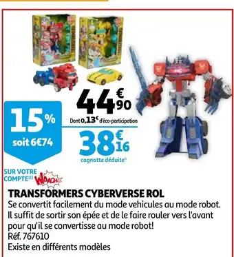 Transformers Cyberverse Rol