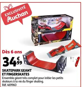 Auchan Skatepark Geant Et Fingerskates offre