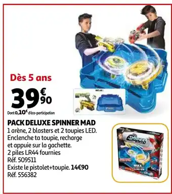 Auchan Pack Deluxe Spinner Mad offre