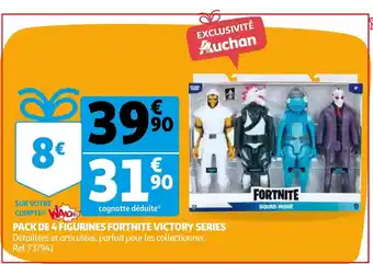 Pack de 4 Figurines Fortnite Victory Series