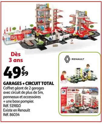 Auchan Garages+Circuit Total offre