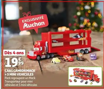 Auchan Cars Camion Mack offre