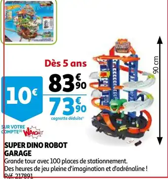 Auchan Super Dino Robot Garage offre