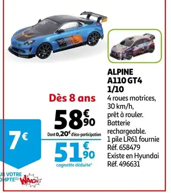 Alpine A110 GT4 1/10
